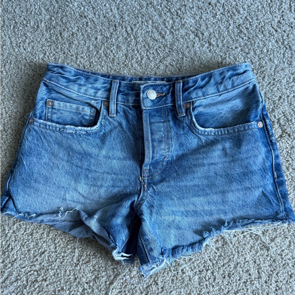 Free people Blue Denim Women's Shorts